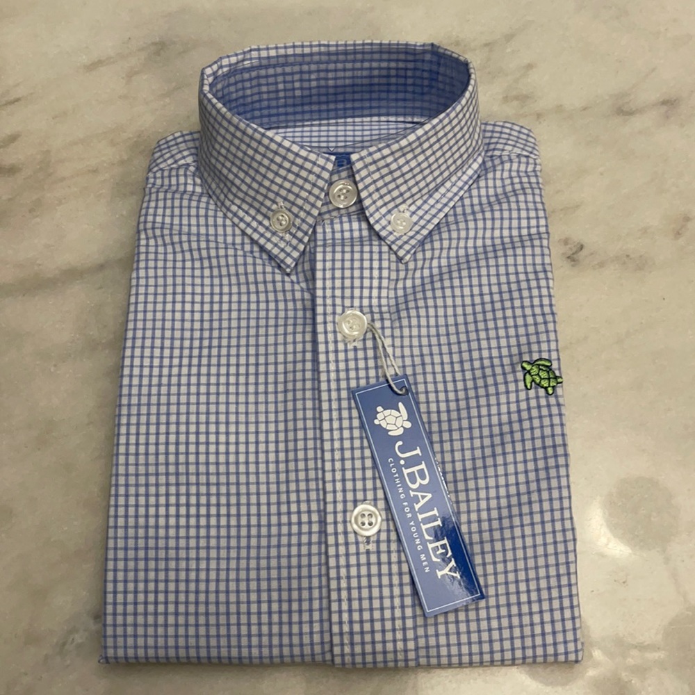 Toddler boy Oxford plaid shirt 2t
